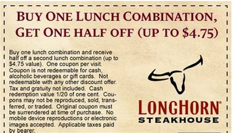 longhorn steakhouse online coupons|longhorn steakhouse online coupon code.